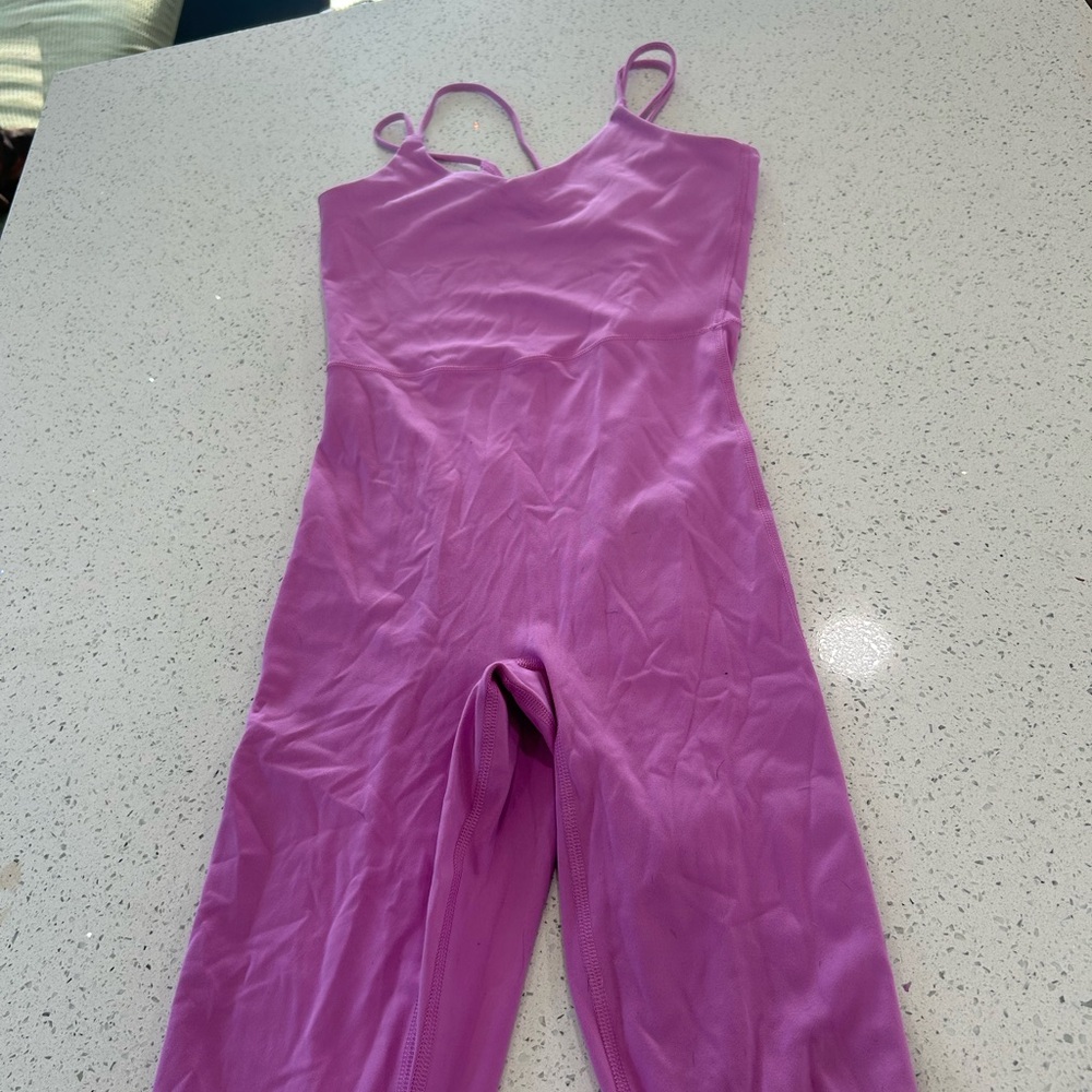 Pink/Purple Spaghetti Strap Jumpsuit
